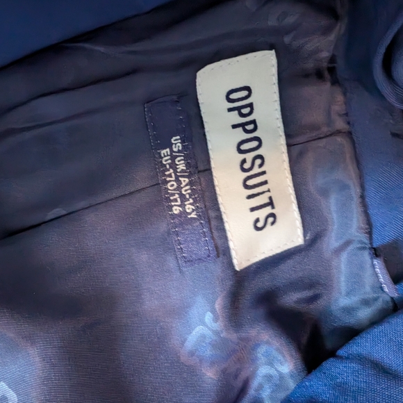 OppoSuits Navy Blue Boys' Suit - Picture 11 of 11